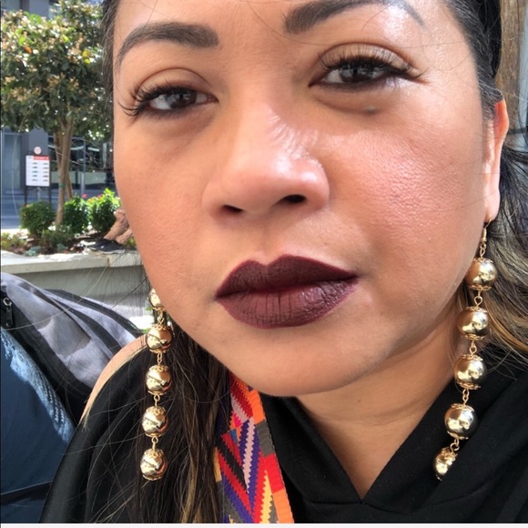 Fashionable Tiered Ball Earrings - Picture 4 of 5